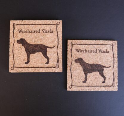 Wirehaired Vizsla Cork Coasters