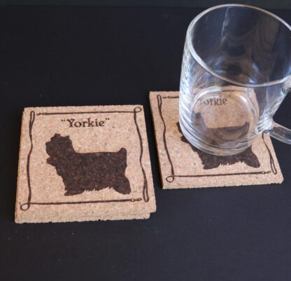 Yorkshire Terrier Cork Coasters