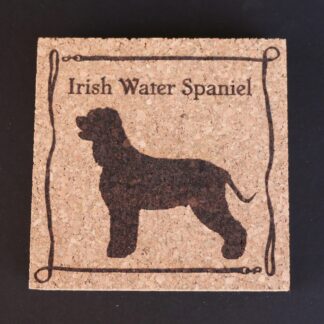 Irish Water Spaniel Cork Coasters