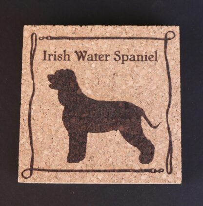 Irish Water Spaniel Cork Coasters