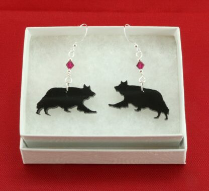 Border Collie Earrings