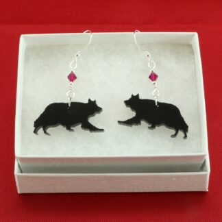 Border Collie Earrings