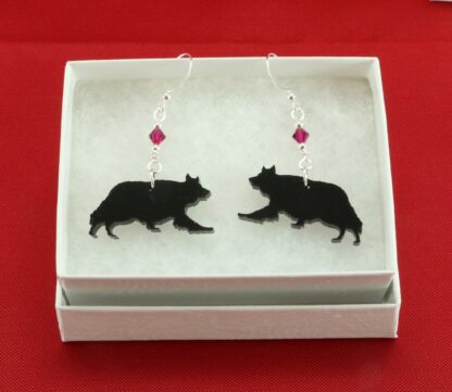 Border Collie Earrings