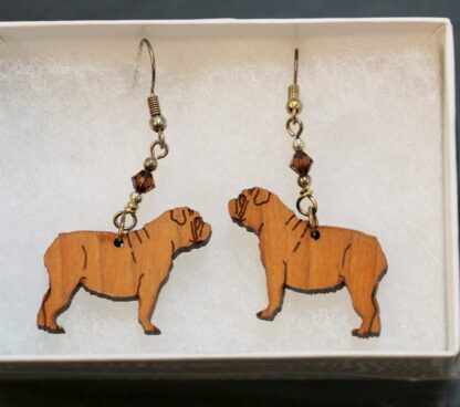 Bulldog Earrings