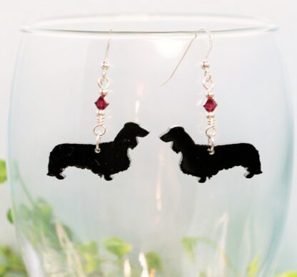 Dachshund Longhaired Dachshund Earrings