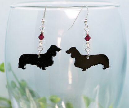 Dachshund Longhaired Dachshund Earrings