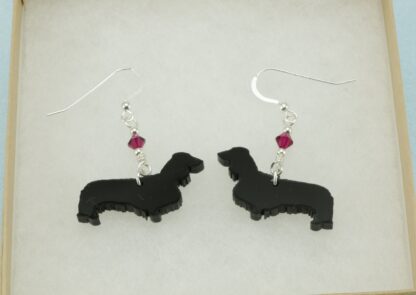 Dachshund Longhaired Dachshund Earrings