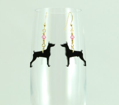 Doberman Pinscher Earrings