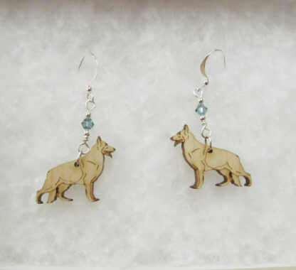 German Shepherd Earrings