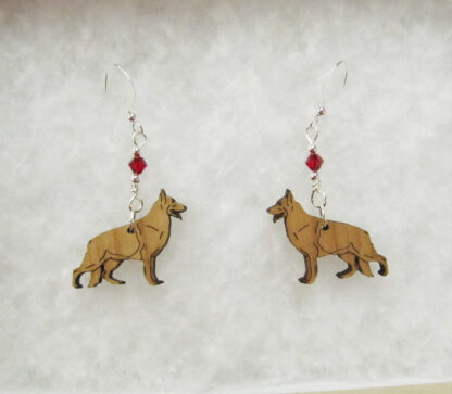 German Shepherd Earrings