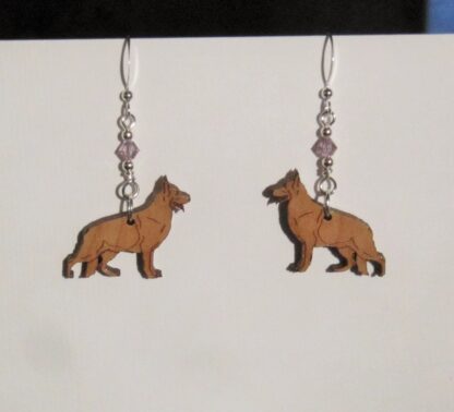 German Shepherd Earrings