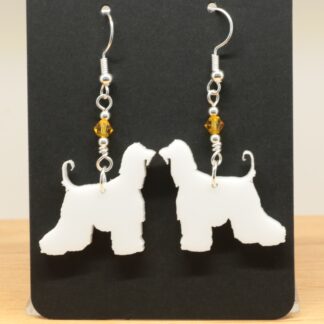 Afghan Hound Earrings