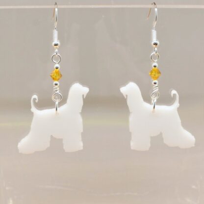 Afghan Hound Earrings