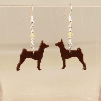 Basenji Earrings