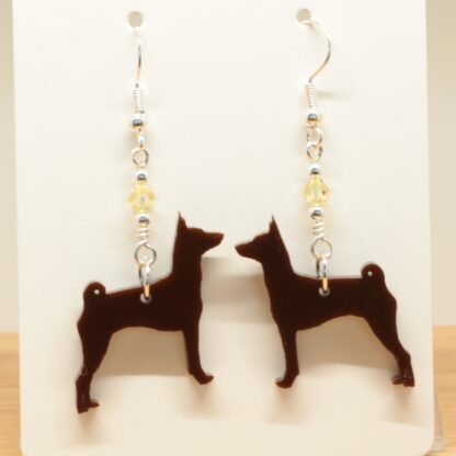 Basenji Earrings