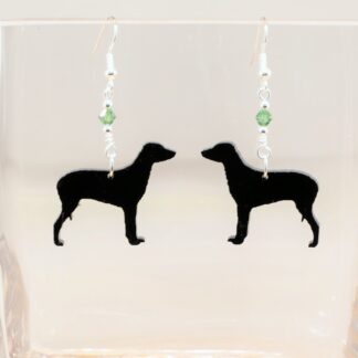 Curly Coated Retriever Earrings