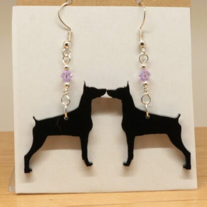 Doberman Pinscher Earrings