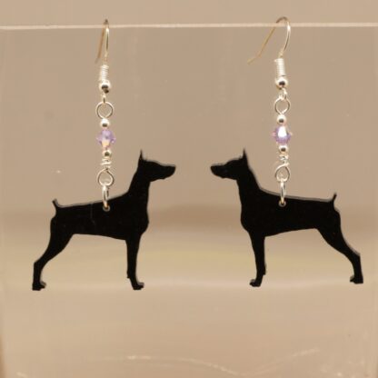 Doberman Pinscher Earrings