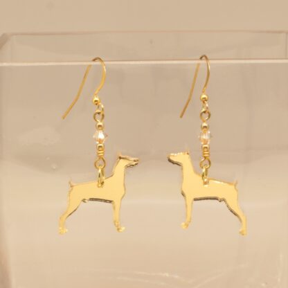 Doberman Pinscher Earrings