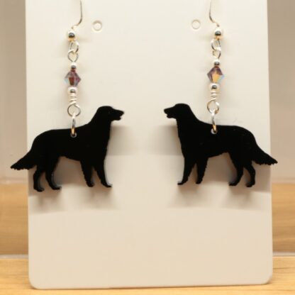 Flat Coated Retriever Earrings