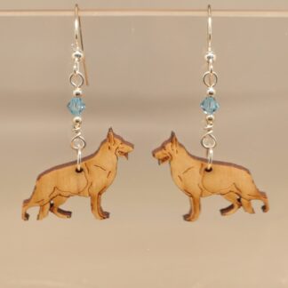 German Shepherd Earrings