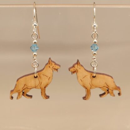 German Shepherd Earrings