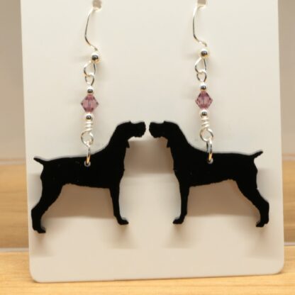 German Wirehaired Pointer Earrings