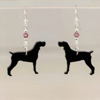 German Wirehaired Pointer Earrings