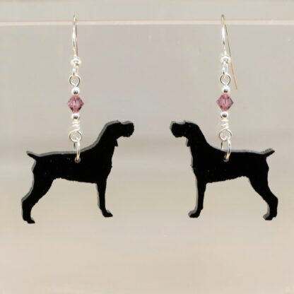 German Wirehaired Pointer Earrings