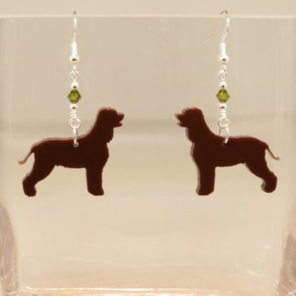 Irish Water Spaniel Earrings