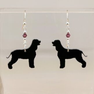 Irish Water Spaniel Earrings