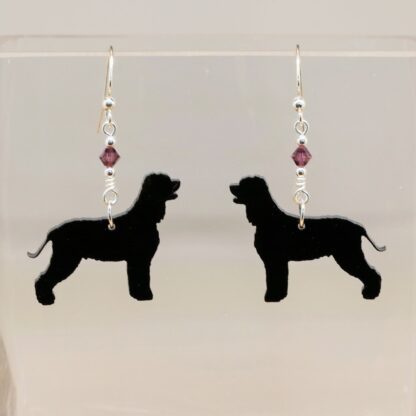 Irish Water Spaniel Earrings