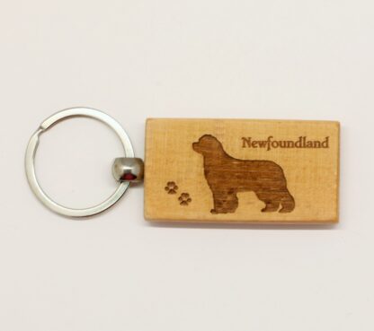 Newfoundland Wood Keychain