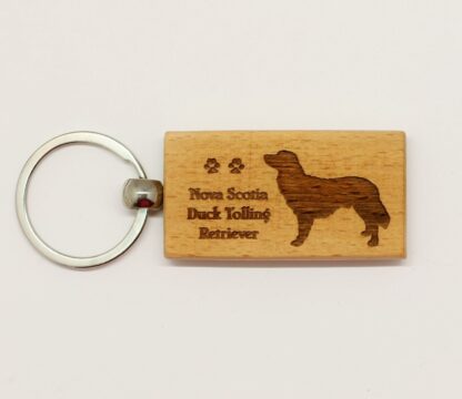 Nova Scotia Duck Tolling Retriever Wood Keychain