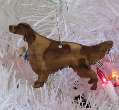 Irish Red and White Setter Ornament