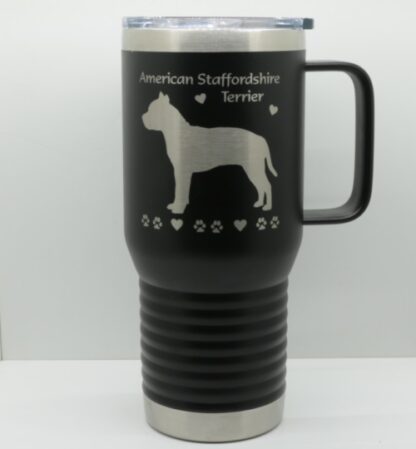 PC 20oz Handle Travel Mug in Black