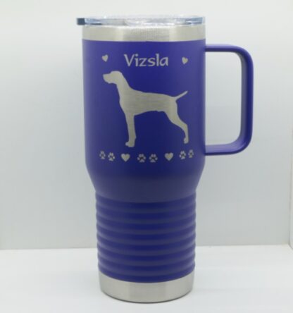 PC 20oz Handle Travel Mug in Purple