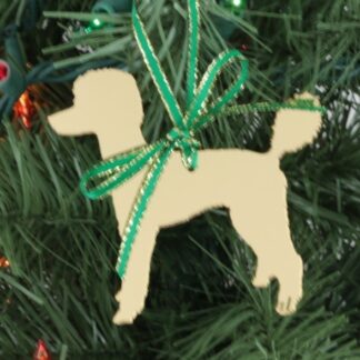 Poodle - Puppy Clip Poodle Ornament