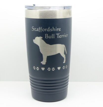 PC-20oz-Tumbler-Navy-Staffordshire Bull Terrier