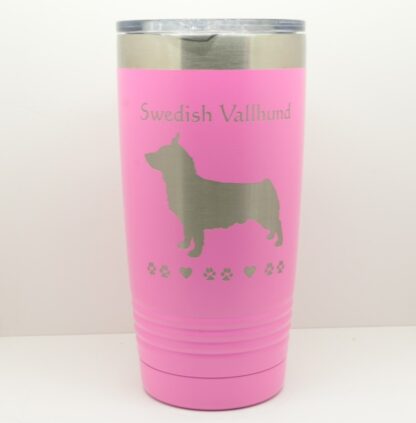 PC-20oz-Tumbler-Pink-Swedish Vallhund