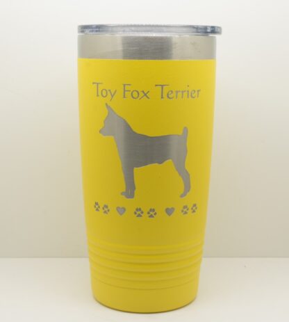 PC-20oz-Tumbler-Yellow-Toy Fox Terrier