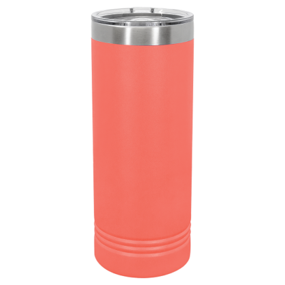 PC-22oz-Skinny Tumbler-Coral