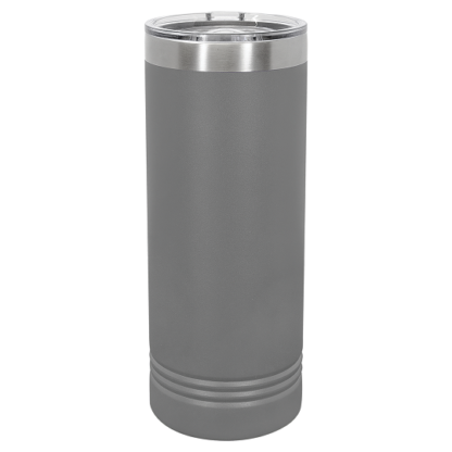 PC-22oz-Skinny Tumbler-Gray