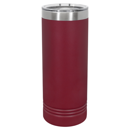 PC-22oz-Skinny Tumbler-Maroon