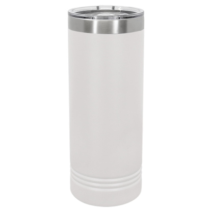 PC-22oz-Skinny Tumbler-White