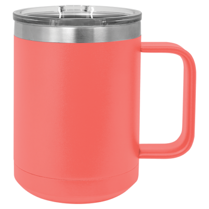 PC15oz Handle Mug-Coral