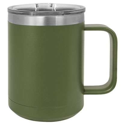 PC15oz Handle Mug-Olive