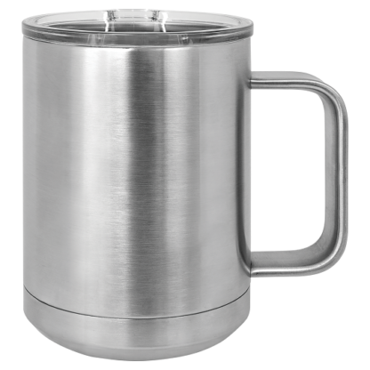 PC15oz Handle Mug-Silver